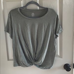 aerie shirt sleeve top